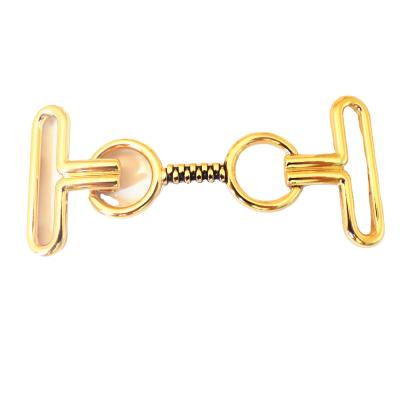 China Fashion Wholesale Metal Buckle Pin Round Shape Front Closure Buckle For Belt Lock Buckle for sale