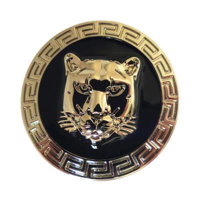 China Amazon eBay Supplier Ratchet Men's Automatic Belt Buckle Round Shape Metal Pin Buckle Retro Animal Automatic Running Buckles Wholesale Men for sale