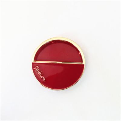 China Red Shoe Buckle Fashion Round Shape Shoe Accessories Ladies Metal Shoe Buckle for sale