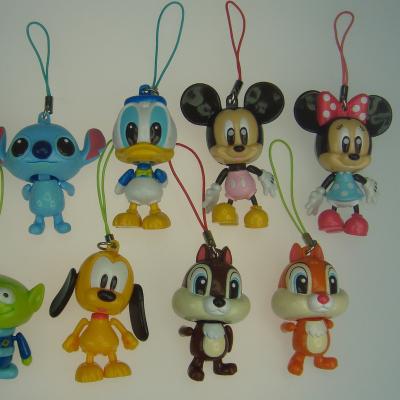 China 2021 Duck Charm Squirrel Cartoon Key Chain Agendas Interactive Toys Duck Toy Key Ring Non-Toxic Body Animal Movement Figure for sale