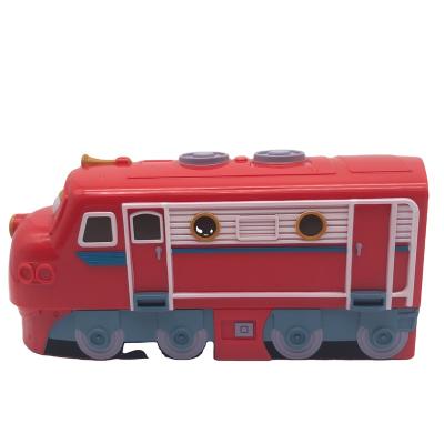 China 2021 Non-Toxic Children's Plastic Toys For Train Boxes Toy Cars Storage Box Money Box Coin Bank Coin Can for sale