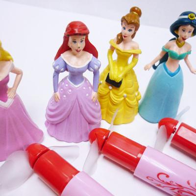 China 2021 Children's Figures Princess Non-Toxic Fan Pen Girl Toy Mini Grils Pretty Princess Toys for sale