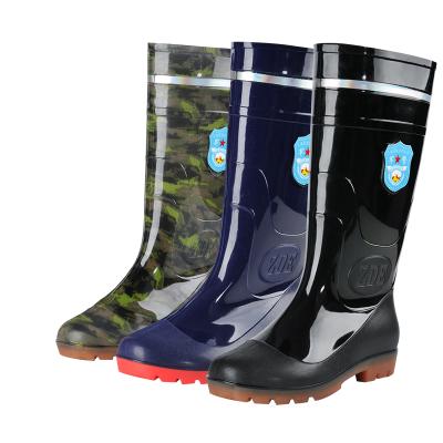 China Pvc Glow-in-the-dark Reflective Shoe for Customized Rubber Clear Waterproof Man Men's Rain Boots for sale