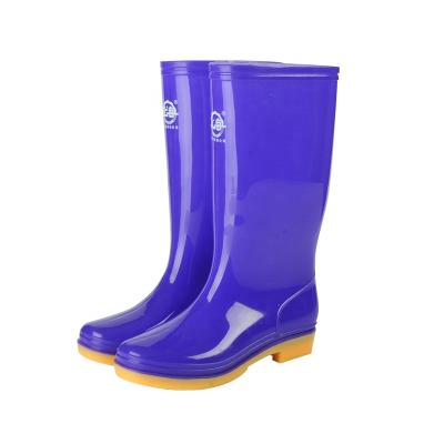 China Cheap Tall Rubber Clear for Women Lady Customized Waterproof Working Fashion Girl Rain Boots for sale