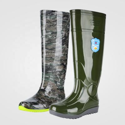 China Pvc Custom Rain Manufacturer Oem Planting Rice for Men Waterproof Shoes Men's Boots For Farming for sale