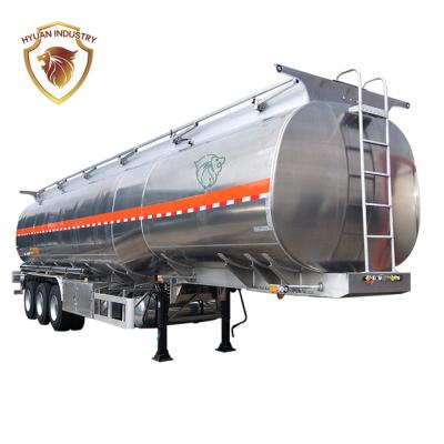 China Truck trailer 42000L oil tanker fuel tank semi trailer aluminum tank truck oil tank truck trailer for sale for sale