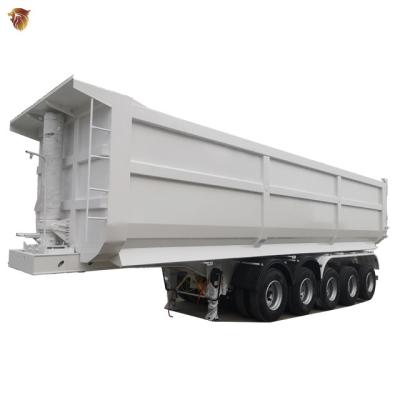 China Heavy Duty Truck Trailer 5 Axle 80t U Shape Hydraulic Lift Tipper Dump Trailer Dump Truck Trailer For Sale for sale