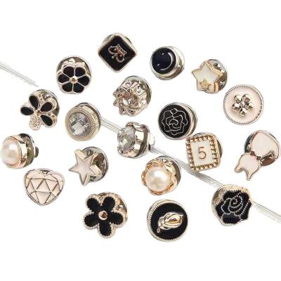 China New Viable High Quality Custom Pearl Button Jeans Accessories Button Pin For Jeans for sale