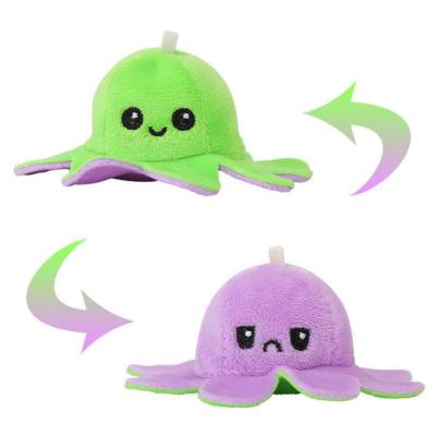 China Soft Reversible Octopus Mini Octopus Stuffed Animals Doll Cute Plush Adult and Children People Toy Gifts for sale