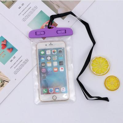 China Wholesale PVCmobilephone Bag Waterproof Anti-fall Waterproof Mobile Phone Case Dry Bag for sale