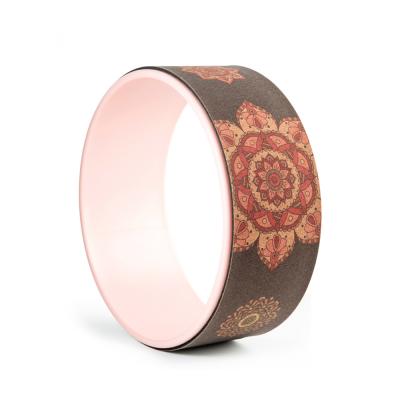 China High Quality Tape+ABS Private Label Fitness Balance Adult PU Yoga Wheel Eco Friendly for sale