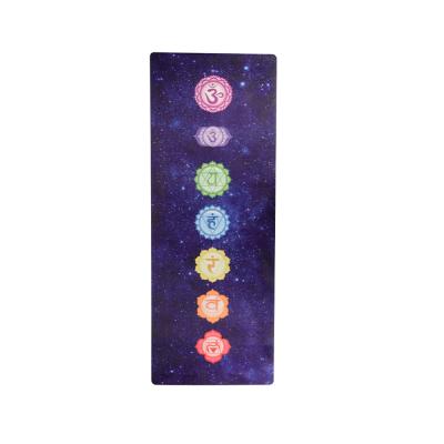 China Custom Print Eco Friendly Natural Logo Eco Tape Non Slip Exercise Yoga Mat Eco-friendly for sale