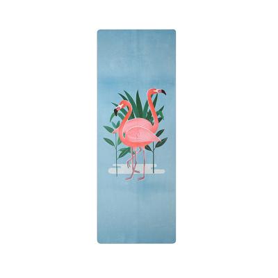 China Eco-Friendly Multi-Function Print Eco Friendly Natural Eco Friendly Black Logo Tape Custom Folding Yoga Mat for sale