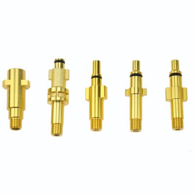 China Brass Dust Collector Bayonet Adapter For Pressure Washer Foam Lance Car Detailing for sale