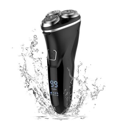 China Hot Selling New Style USB Beard Trimmer Portable Washable Men's Electric Shaver Rechargeable Triple Blade Electric Shaver for sale