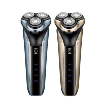 China / Hot Sale New Style Portable Rechargeable Beard Trimmer Set Waterproof Men 4D Electric Shaver for sale