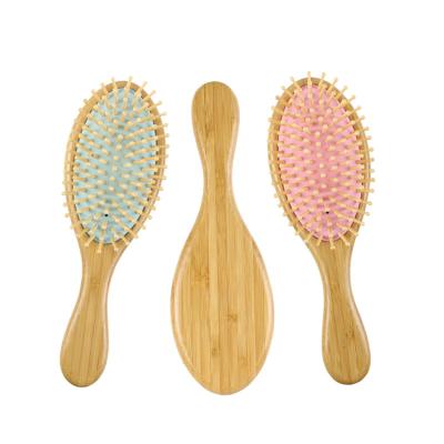 China Wholesale Hot Colorful Modern Airbag Massage Comb Women Hair Scalp Massage Comb Personal Care Bamboo Wooden Hair Comb for sale