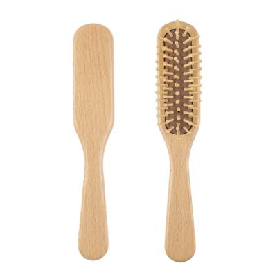 China Modern Wholesale Modern Portable Beech Wood Hair Airbag Comb Five Row Scalp Massage Comb Mini Airbag Stretch Comb Women Eco-friendly for sale