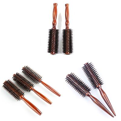 China Hot Round High Quality Wooden Hair Straightener Comb China Design Custom Hair Comb for sale