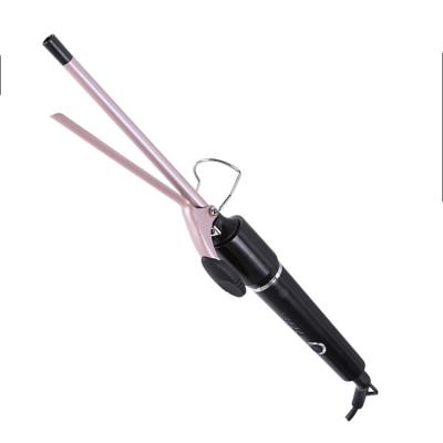 China Custom Logo Heat Adjustable Settings Hair Styling Products Curling Iron Constant Temperature Ion Tool Hair Crimper Extra Fine Negative Hot Curling Iron for sale