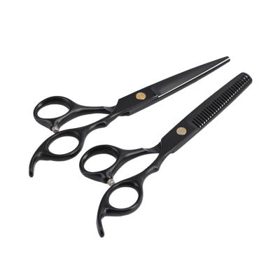 China Hot Steel 6CR Hair Thinning Scissors Stainless Steel Scissors Sharped Flat Tooth Hair Scissors Set 6 Inch Professional Hair Cutting Scissors for sale