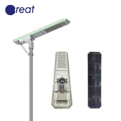 China ROAD China PC Sense Light Led 80 Watt 100W 150W 300Watts Solar Cell All In One Solar Street Light for sale