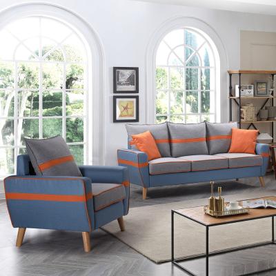 China Living Room Sofa 3 Seater Convertible Sofa Modern Style Soft for sale