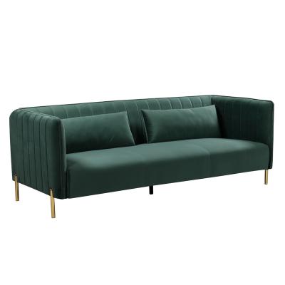 China Other Green Velvet 2022 Home Furniture Used Luxury Sofa Sets Cheap Sofa Loveseat Sets Latest Sofa Set Home Living Room for sale