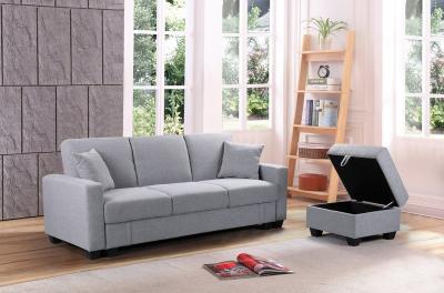 China (Other) living room adjustable fabric sofa bed with footstool storage funtion for sale