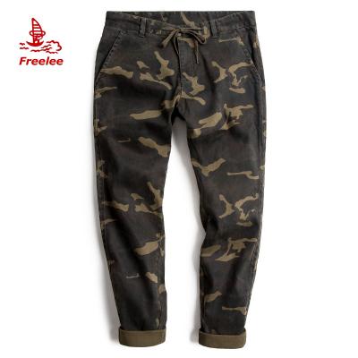 China Custom Hot Sale Fashion Camouflage Cotton Elastic Jogger Anti-Pilling Jogger Pants For Men for sale