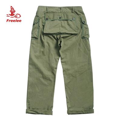 China Custom USMC P-44 Men's USMC P-44 Anti-Pilling Army Cargo Military Cargo Pants Herringbone Work Pants for sale