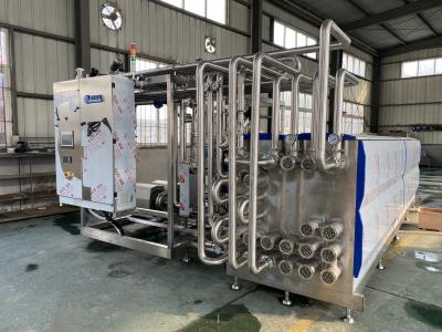 China Roestvrij staal304/316 UHT Sterilisatie machine Hoog sterilisatie mango/appel/kokosnoot sap pasteurisator machine Te koop