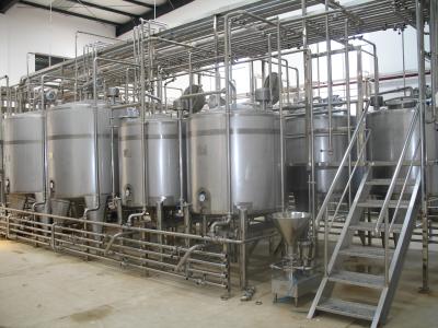 China Complete Pasteurized Milk Processing Line For Whole Milk, Skim Milk, And Flavored Milk Customized Milk Machine With PLC for sale