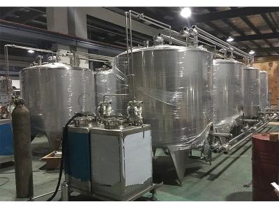 China Reinigungs-System SUS316 3000L 20T/H Pumpen-CIP für Milch-Produktlinie zu verkaufen