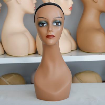 China Professional Salon Factory Wholesale Price Sturdy Natural More Realistic For Popular Female Wig Display Mannequin Head for sale