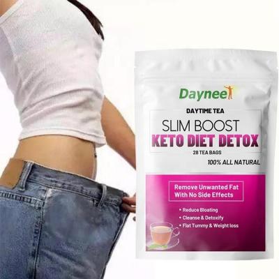 China Low Fat Detox Tea Weight Loss Teabags Fast Burn Keto Chinese Herbal Tea 28 Days For Fast Diet Teabags for sale