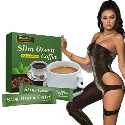 China Ganoderma Coffee Weight Loss Coffee Herbs Healthy Diet Natural Slim Green Natural Control Powder Instant Diet for sale