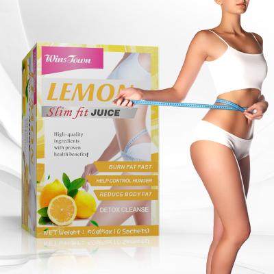 China Private Label Natural Instant Slim Fruit Juice Powder Diet Herbs Supplements Weight Loss Detox Juice for sale