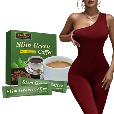 China 1 L-Carnitine Natural Herbal Coffee Natural Slim Green Drinks 3 Diet Powder Weight Loss Instant Coffee Ganoderma for sale