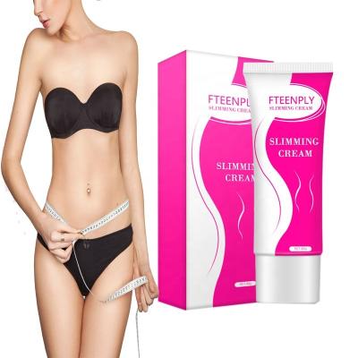 China Hot Wholesale FTEENPLY Natural Organic Anti Cellulite Weight Loss Cream Body Slimming Heartburn Fat Belly Slim Cream For Women for sale