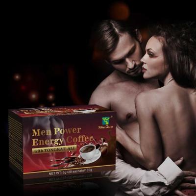 China Natural Male Energy Manpower Coffee Private Label Herbal Vitality Boosts Instant Black Maca Coffee For Men for sale