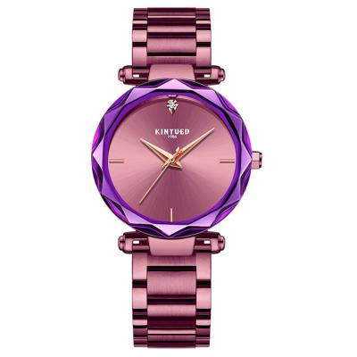 China Stainless steel band high quality quartz movement women stainless steel band  waterproof wrist watch for sale