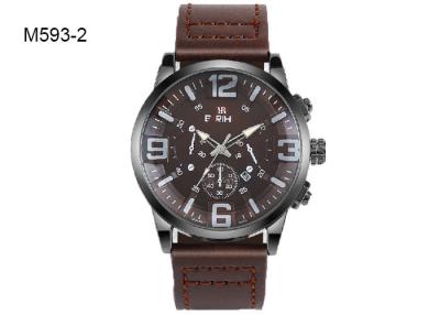 China Big Dial  Calendar Men's Quartz Watch For Business Work School Outdoor PU Strap M593 for sale