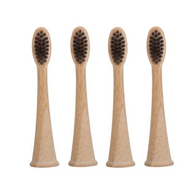 China High Quality Wholesale Hotel Charcoal Stiffens Bamboo Toothbrush Head Free Samples for sale