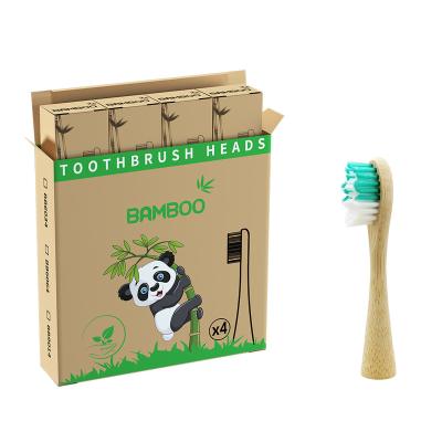 China Hotel 4 Pack DiamondClean Vegan Electric Toothbrush Biodegradable Bamboo Heads for sale