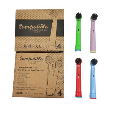 China Household Kids Replacement Toothbrush Heads Bamboo Toothbrush Replaceable Toothbrush Heads For Child for sale