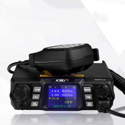 China Civilian 75W High Power HF Car Radio Dual Band Two Way Radio Outdoor Mobile Transceiver KS980-P for sale