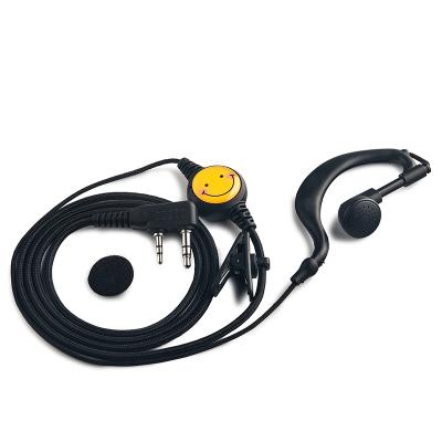 China Ear Hook K Type Earphone Walkie Talkie Earphone Noise-cancellation Ear-hook Tube Two Way Radio Headset Earpiece For Baofeng 5R UV 888S TYT for sale