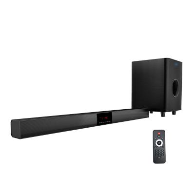 China Wireless System Home Theater 2.1 TF Radio Soundbar Bluetooth Speaker with Optical Input for 4K TV for sale