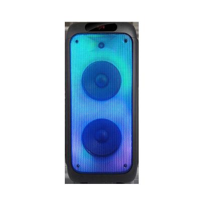 China Professional Wireless Subwoofer Large Bass Sound Box Double Outdoor DJ Karaoke Party Speaker 8 Inch Portable Active Wireless Party Speaker for sale